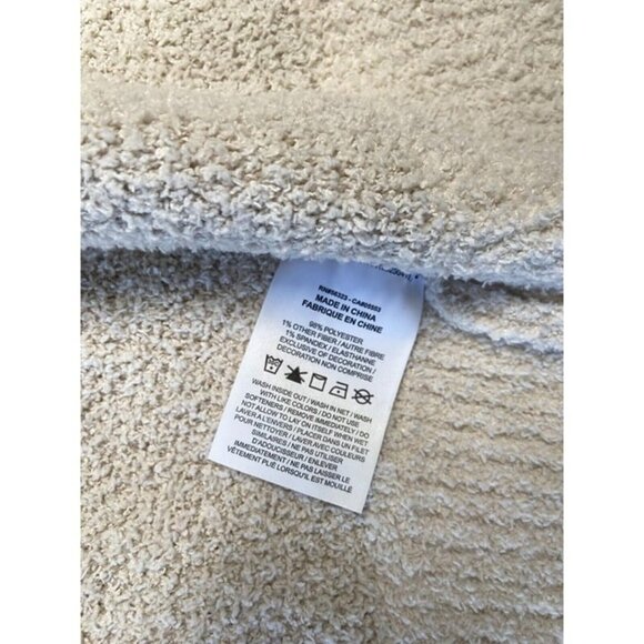 Nike Phoenix Cozy Boucle Long Knit Cardigan Size Small Light Orewood Brown - Picture 5 of 6